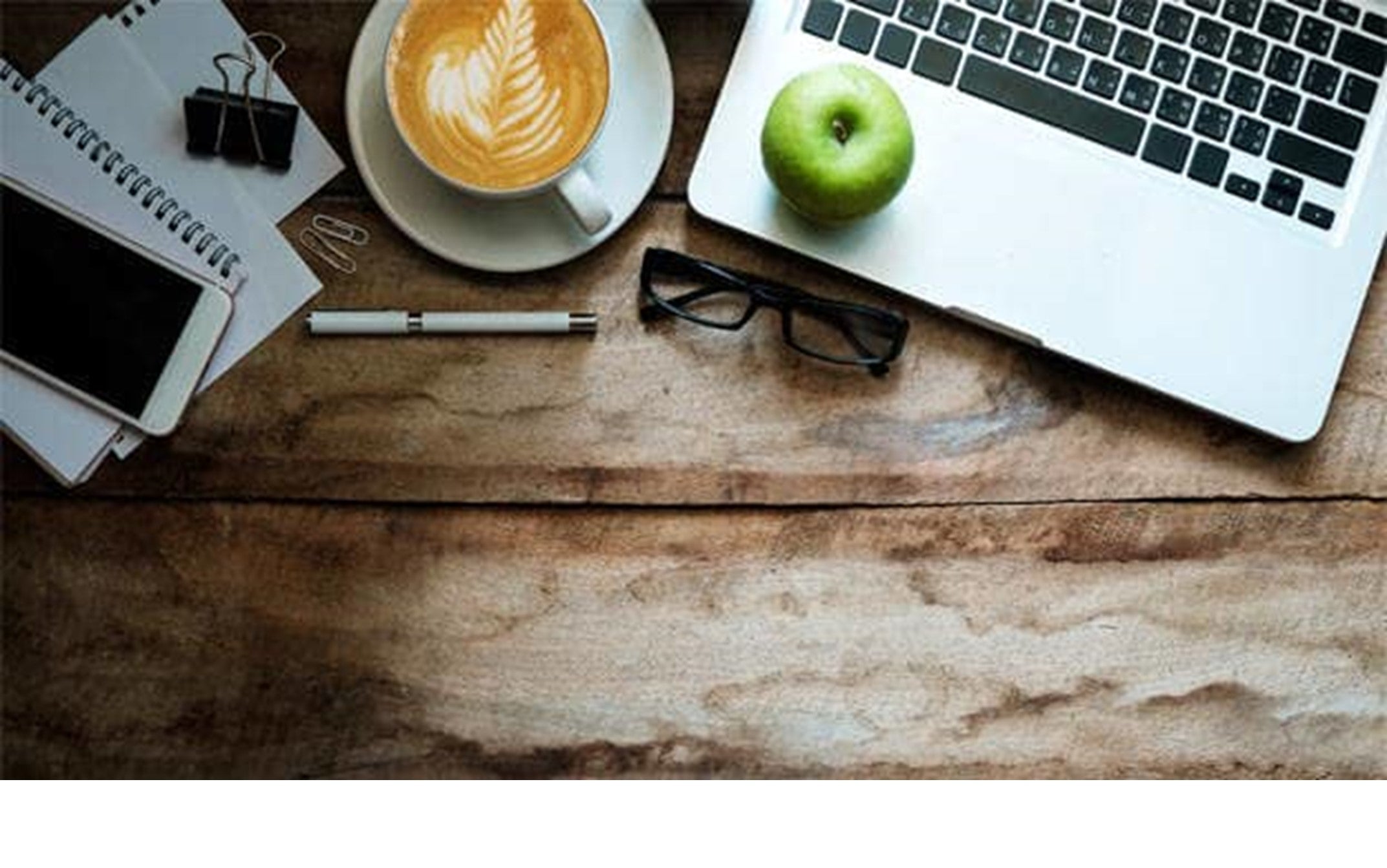 Desktop of a busy professional